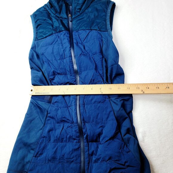 Lululemon Women's Psychic Blue Down for It All Running Full-Zip Puffer Jacket 2 - Picture 6 of 7